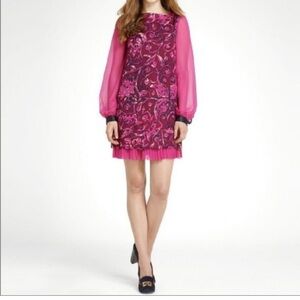 Tory Burch Magenta Dorrance Dress Size 2